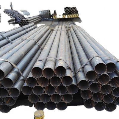 quality High Quality 40 Inch Gas Schedule ERW Welded 6 Carbon Black Steel Pipe Transmission factory